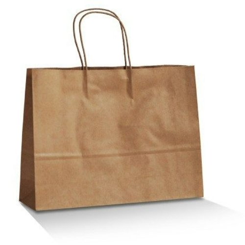 Brown Kraft Bag Twisted Paper Handle Medium Boutique 250pc/ctn