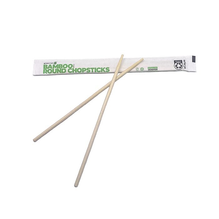Bamboo Round Chopsticks 200mm 3000pc/ctn