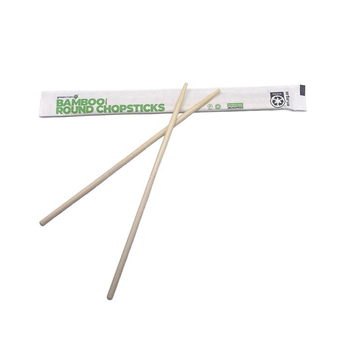 Bamboo Round Chopsticks 220mm 3000pc/ctn
