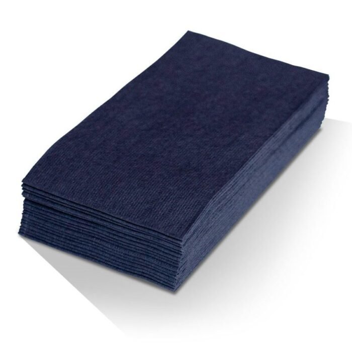 Black Quilted 2ply Dinner Napkin 1/8 GT fold 1000pc/ctn