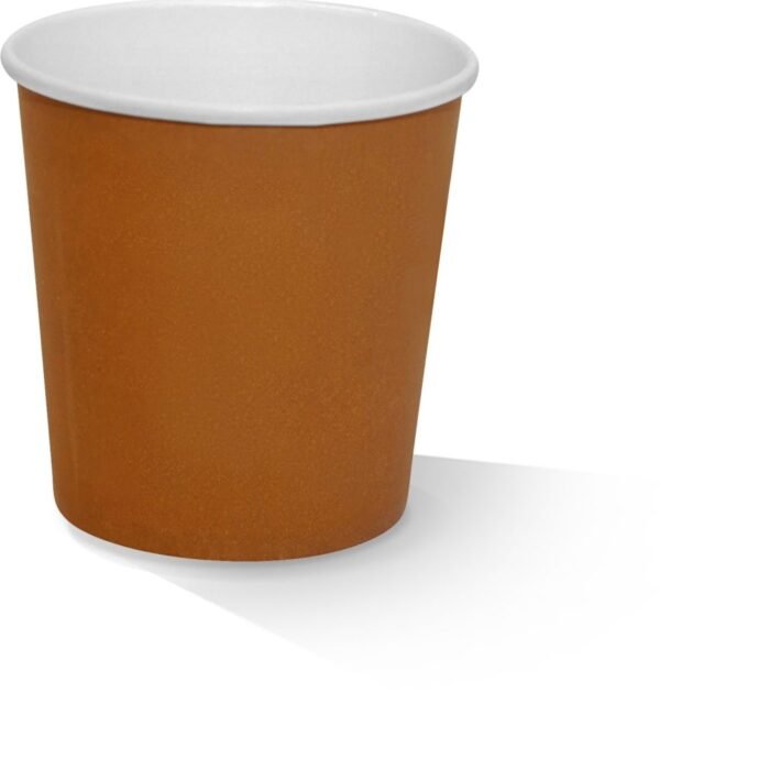 PLA Coated Paper Bowl 24oz Brown 500pc/ctn
