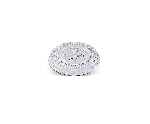 1oz PET Flat Lid w No Hole 5000pc/ctn