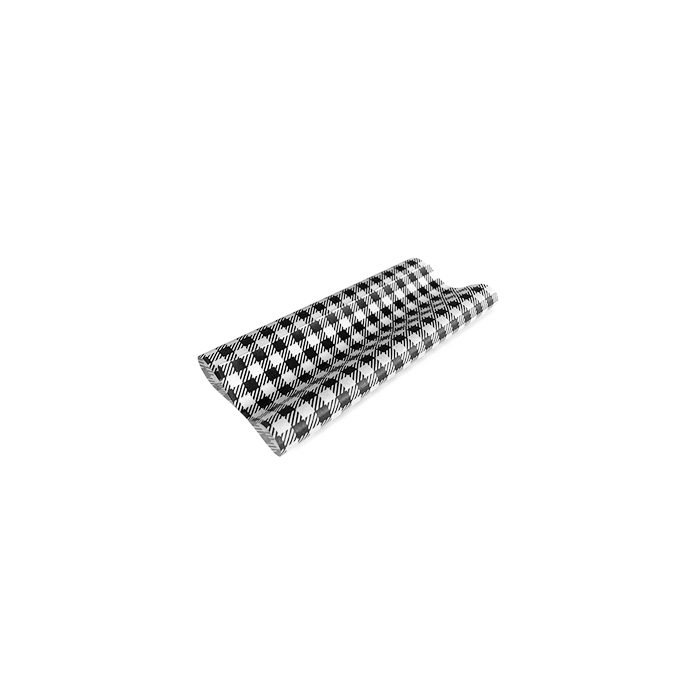 Greaseproof Paper Gingham Black Half 400pc/pack