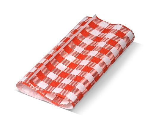 Gingham Printed Greaseproof Paper 200pc/pack