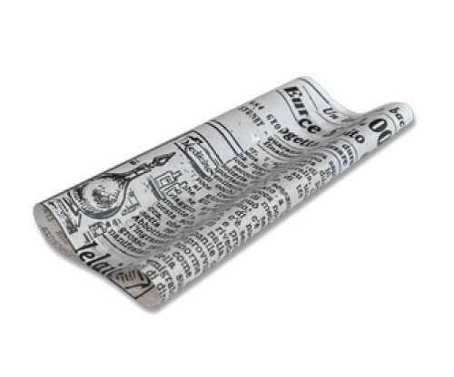 Greaseproof Paper Newsprint Half 400pc/pack