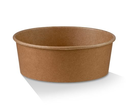 PLA Coated Kraft Salad Bowl 25oz 300pc/ctn