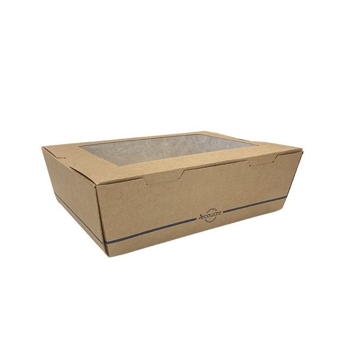 Lunch Box with PLA Window Large 200pc/ctn