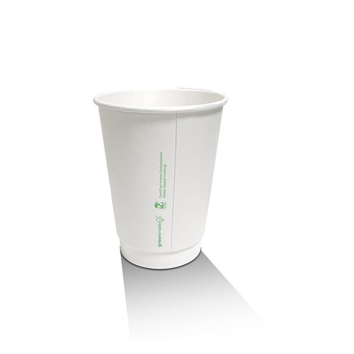 12oz Aqueous Coated Bamboo DW Cup 500pc/ctn