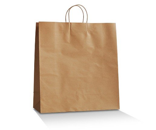Brown Kraft Bag Twisted Paper Handle Large 250pc/ctn