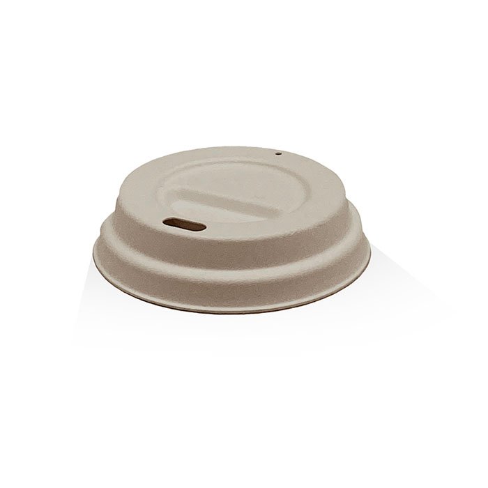 Bagasse Lid 6oz 8oz 10oz Natural 1000pc/ctn