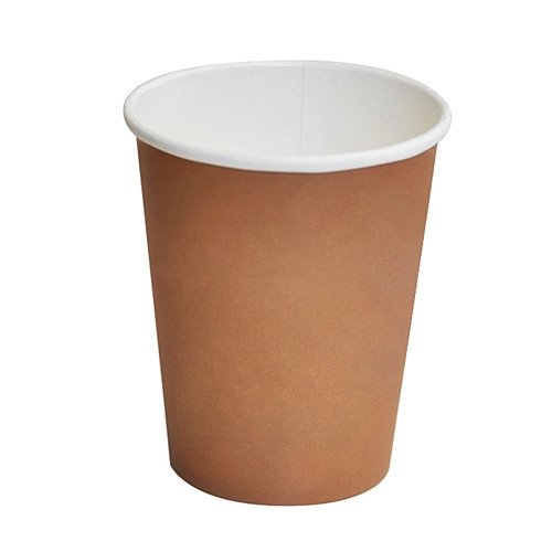 12oz PLA Coated SW Cup Brown Print 1000pc/ctn
