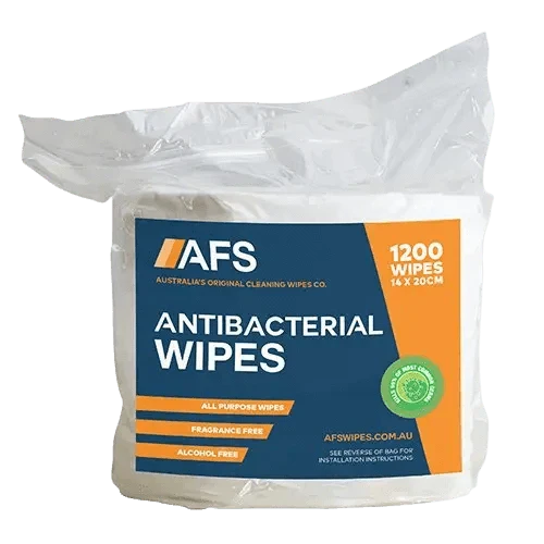 AFS Antibacterial Wipes, Roll Of 1200 Wipes - 4 Rolls/CTN