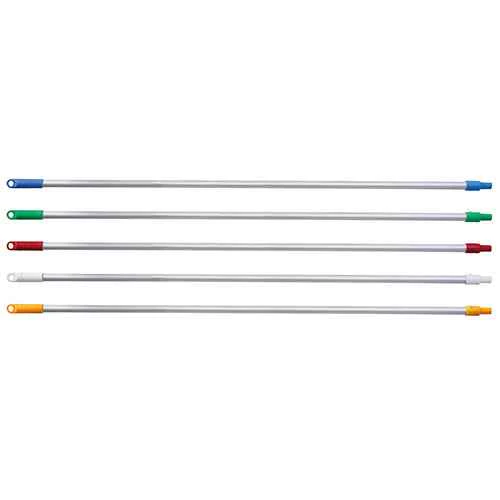 Mop Sticks - Contractor Aluminium Handle With Colour 22mm Threaded Adaptor - EA