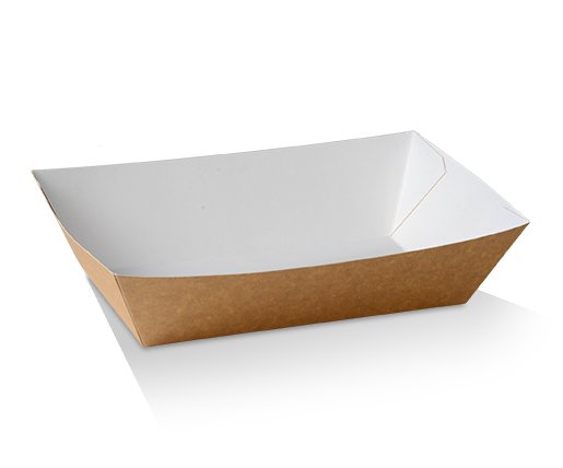 Large Tray Brown Cardboard No.4 400pc/ctn