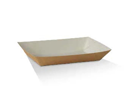 Hot Dog Tray Brown Cardboard 250pc/ctn