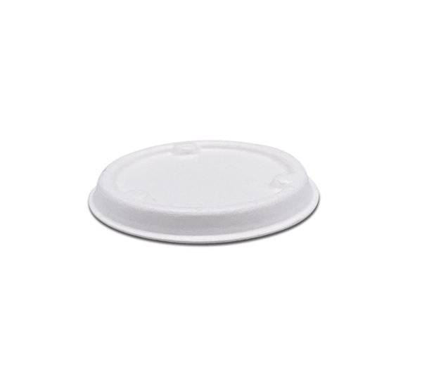 Sugarcane Lid Fits C001 C002 Sugarcane Cups 2000pc/ctn