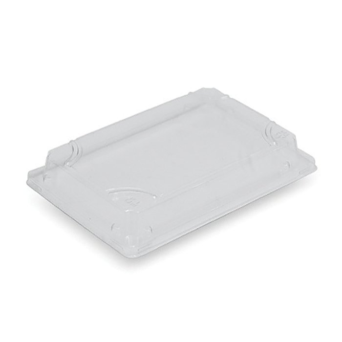 PET Lid for Sugarcane Sushi Tray Extra Extra Large 300pc/ctn