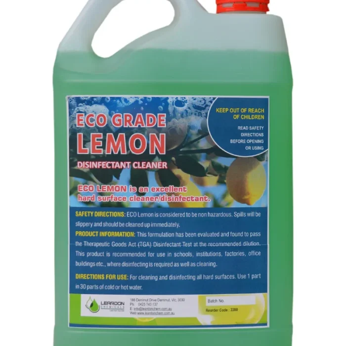 Lemon Disinfectant - Industrial Based Disinfectant