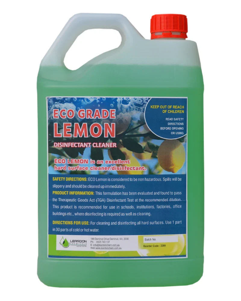 Lemon Disinfectant - Industrial Based Disinfectant