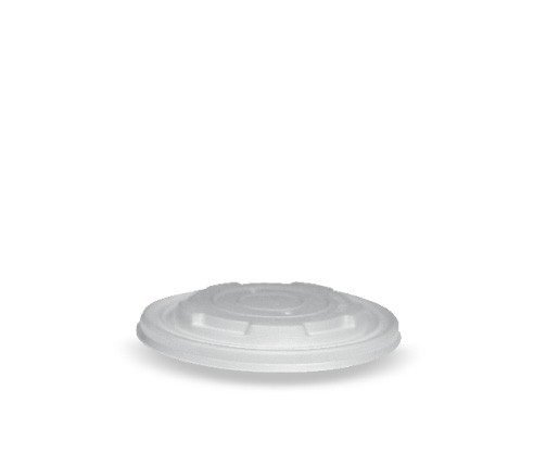 CPLA Flat Lid Fits 8oz Bowl w No Hole 1000pc/ctn