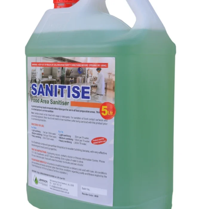 Sanitise: Food Area Sanitizer & General Disinfectant