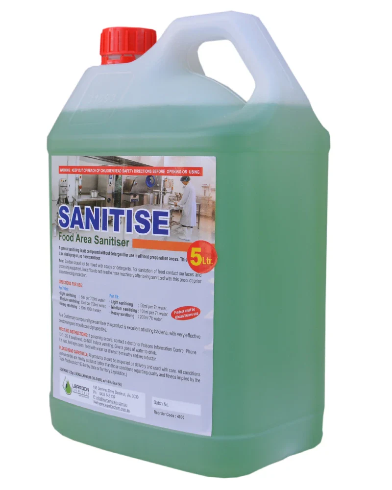 Sanitise: Food Area Sanitizer & General Disinfectant