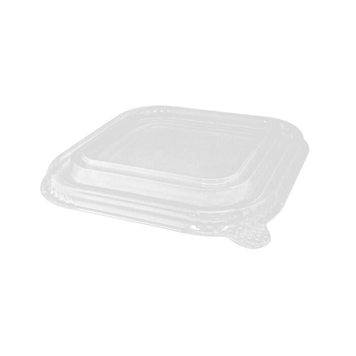 PET Lid for Square Container Fits 750-1400ml 300pc/ctn