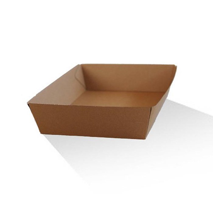 Tray X Large Brown Corrugated Plain Brown 100pc/ctn