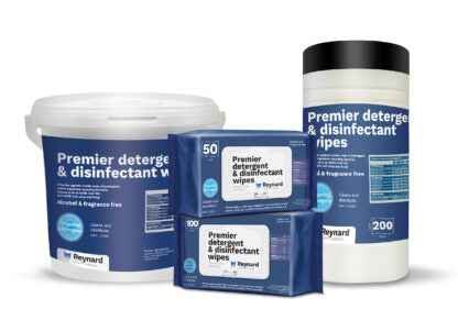 Premier detergent & disinfectant wipes - 280/Pk, 2/CTN