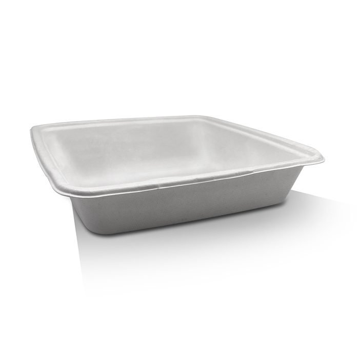 Square Takeaway Tray 9" 200pc/ctn
