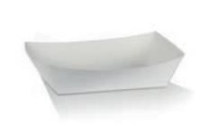 Large Tray White Cardboard No.4 400pc/ctn