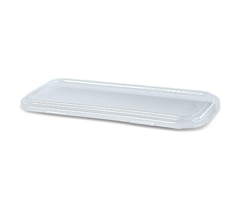 PET Lid Fits TR2 TR3 Compartment Sugarcane Tray 400pc/ctn