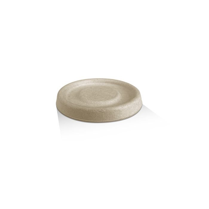 Unbleached Sugarcane Lid Fits UC002 2000pc/ctn
