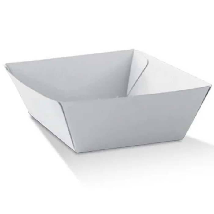 White Corrugated Tray Small 500pc/ctn