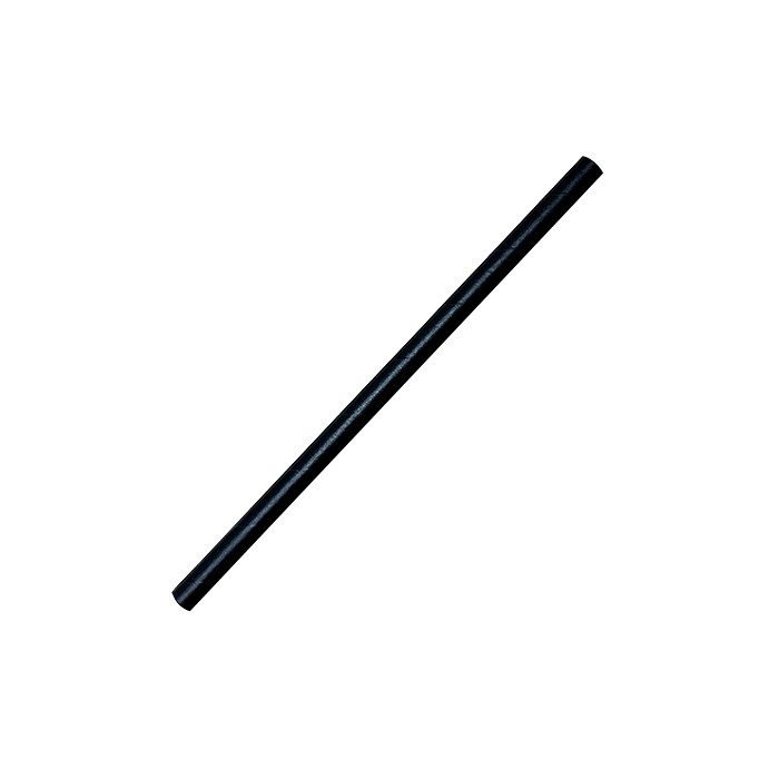 Paper Straw Jumbo All Black 2500pc/ctn