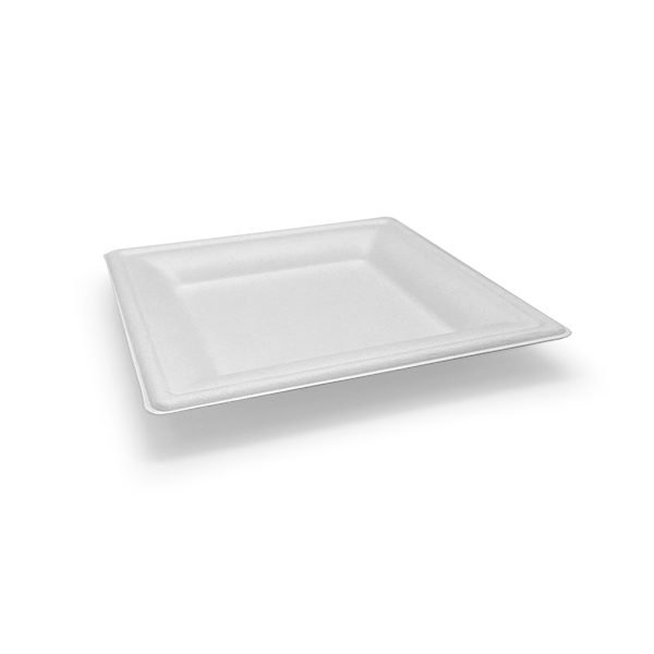 Sugarcane Square Plate 10" 600pc/ctn