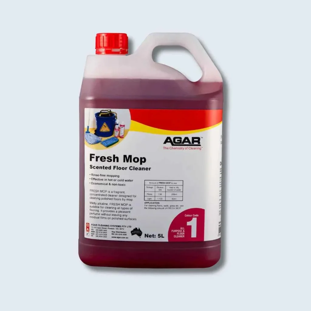 Fresh Mop Floor Cleaner: Lemon Scented, Streak-Free, 5L - EA