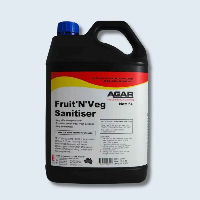 Fruit 'N' Veg Sanitiser: Natural Produce Wash, 5L -EA
