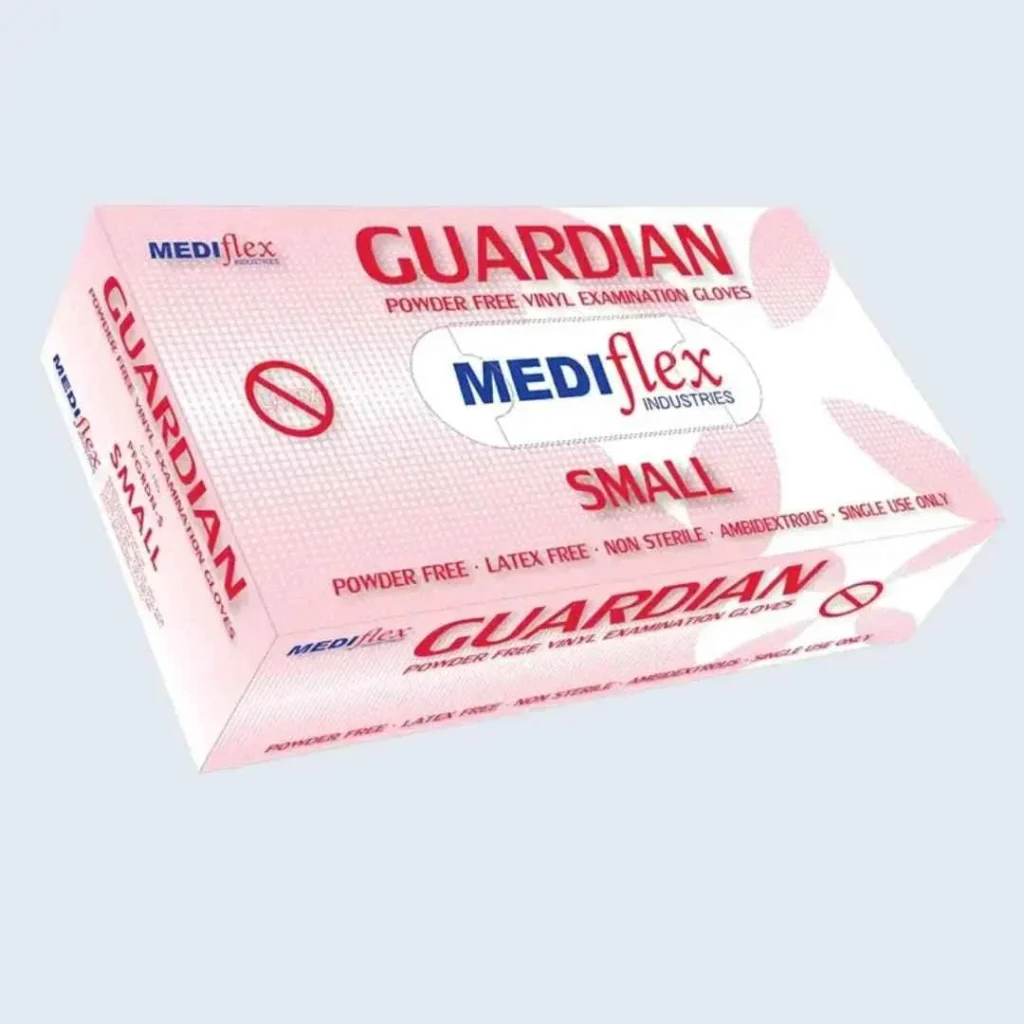 Mediflex Powder-Free Vinyl Gloves (Guardian) - CTN1000