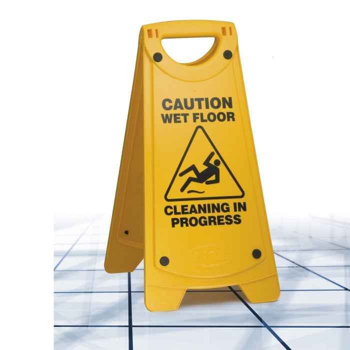 NON-SLIP ‘A’ FRAME CAUTION WET FLOOR SIGN -EA