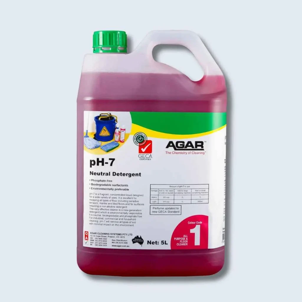 pH7 Neutral Floor Cleaner: Gentle, Streak-Free, 5L- EA