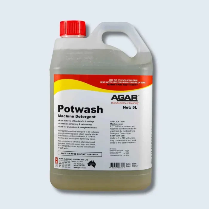 Potwash Heavy-Duty Dish Detergent, 5L -EA