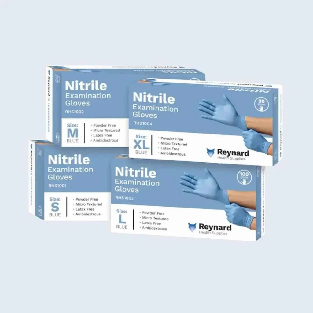 Reynard Prime Nitrile Gloves: Powder-Free Protection - CTN1000