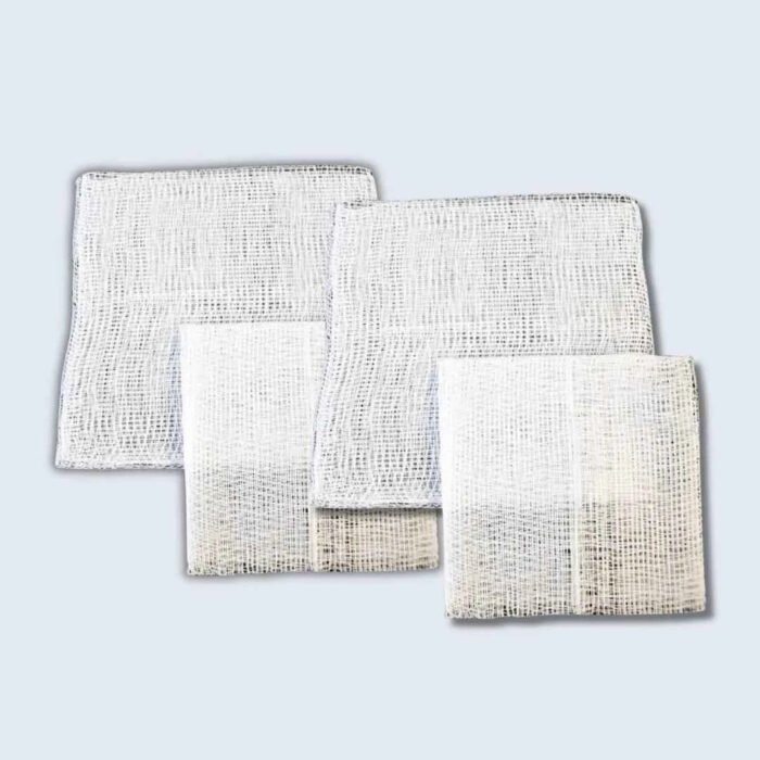 Gauze Swab, Non-Sterile White Gauze -100 Swabs Per Box