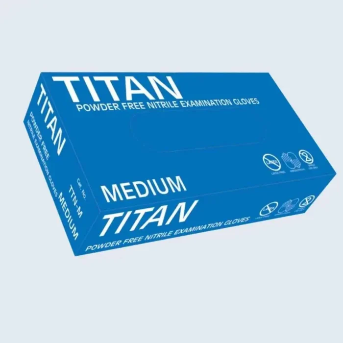 Mediflex Powder Free Nitrile Gloves (Titan)- CTN1000