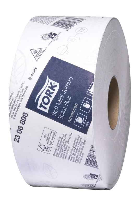 Tork Soft Mini Jumbo Toilet Roll - 12R/CTN