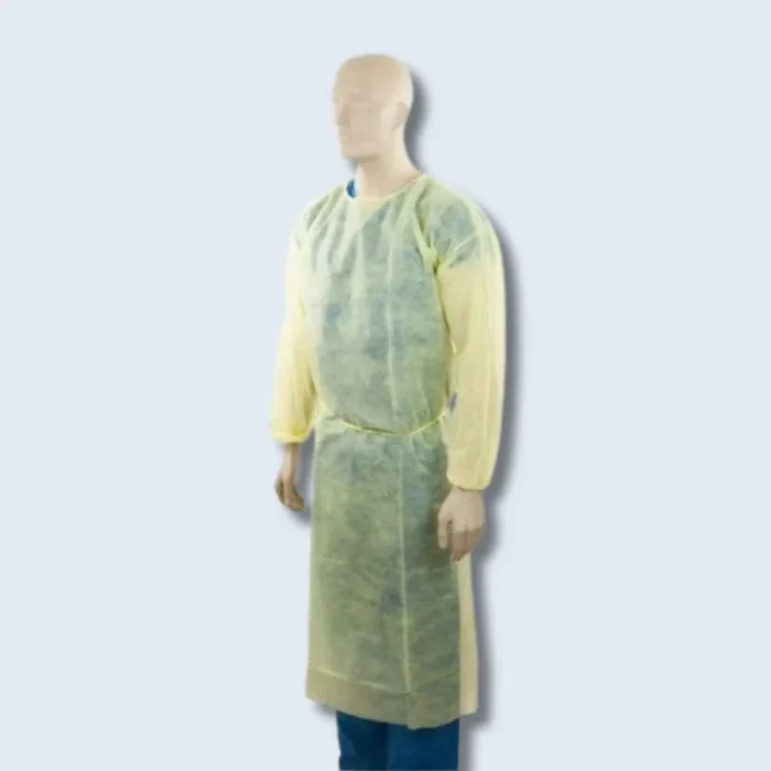 Mediflex Impervious Isolation Gown: Fluid-Resistant Protection for Medical Use - CTN 50
